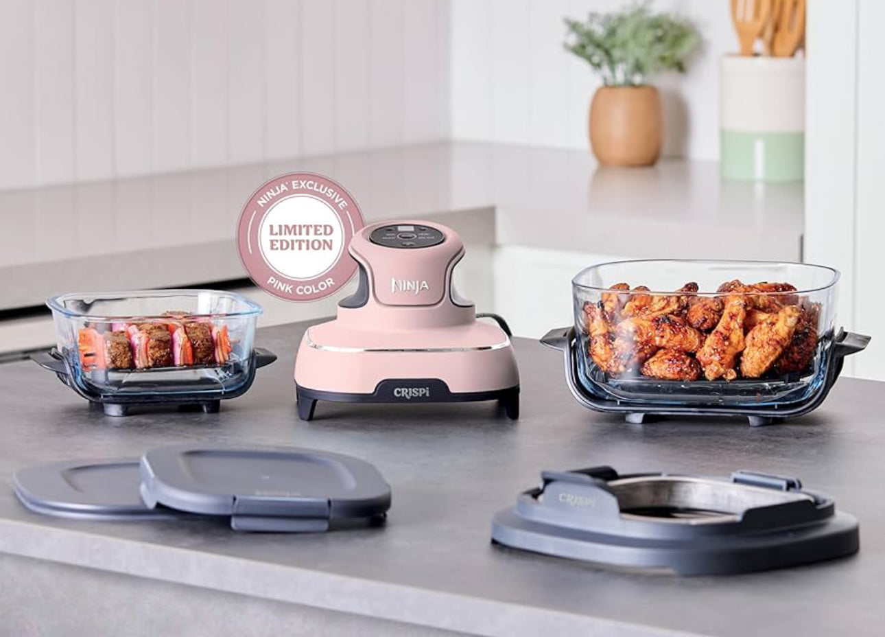 Ninja CRISPi 4-in-1 Tragbare Glas-Heißluftfritteuse